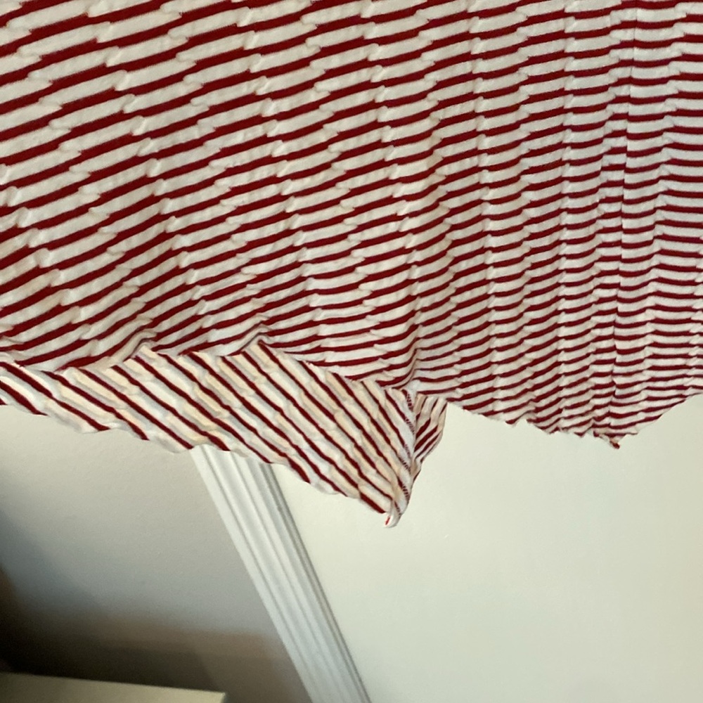 Anthropologie Maeve Caleta striped strapless handkerchief hem Dress size XS H118 - Picture 8 of 9